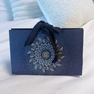 CHANEL Limited Edition Gift Bag – Navy Blue with Ribbon